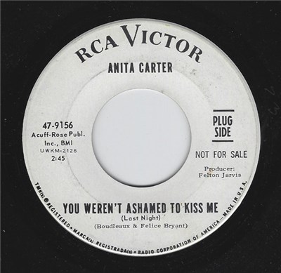 Anita Carter - You Weren't Ashamed To Kiss Me (Last Night) download mp3 flac