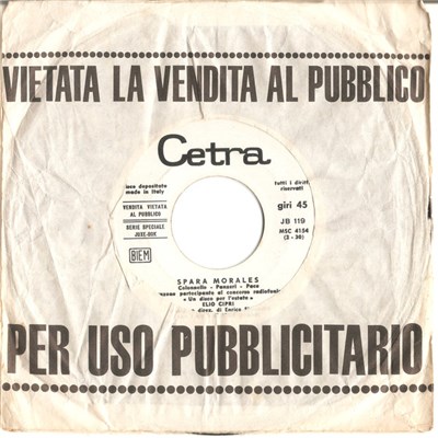 Elio Cipri - Spara Morales / E' Stato Un Equivoco download mp3 flac