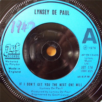 Lynsey De Paul - If I Don't Get You The Next One Will download mp3 flac