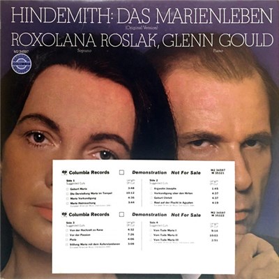 Hindemith - Roxolana Roslak, Glenn Gould - Das Marienleben download mp3 flac