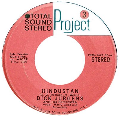 Dick Jurgens And His Orchestra - Hindustan / Always In My Heart download mp3 flac