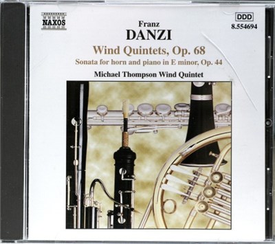 Franz Danzi - Michael Thompson Wind Quintet - Wind Quintets, Op. 68 / Sonata For Horn And Piano In E Minor, Op. 44 download mp3 flac