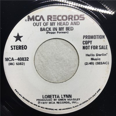 Loretta Lynn - Out Of My Head And Back In My Bed download mp3 flac