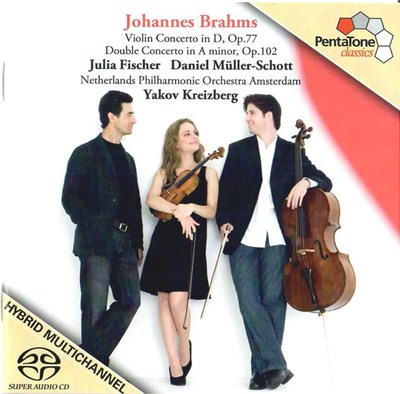 Johannes Brahms - Julia Fischer , Daniel Müller-Schott, Netherlands Philharmonic Orchestra Amsterdam, Yakov Kreizberg - Violin Concerto In D, Op.77 / Double Concerto In A Minor, Op.102 download mp3 flac