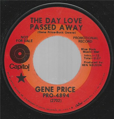 Gene Price - The Day Love Passed Away download mp3 flac