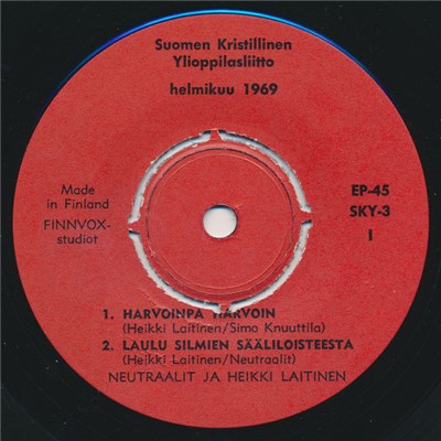 Neutraalit Ja Heikki Laitinen / Heikki Laitinen - Harvoinpa Harvoin / Laulu Silmien Sääliloisteesta / Vaivaisen Hiljaishoito download mp3 flac