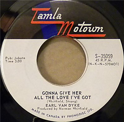 Earl Van Dyke - Gonna Give Her All The Love I've Got / Runaway Child, Running Wild download mp3 flac