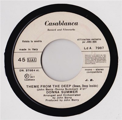 Donna Summer / Wess - Theme From The Deep (Down, Deep Inside) / Good Time download mp3 flac
