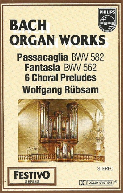 Bach, Wolfgang Rübsam - Organ Works download mp3 flac