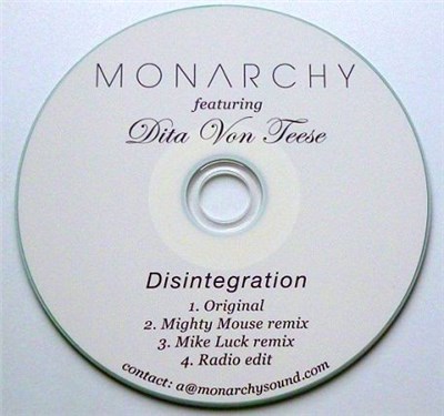 Monarchy Featuring Dita Von Teese - Disintegration download mp3 flac