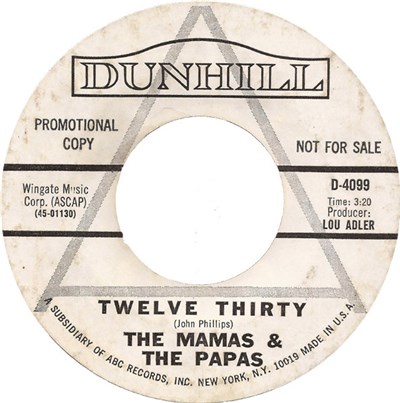 The Mamas & The Papas - Twelve Thirty / Straight Shooter download mp3 flac