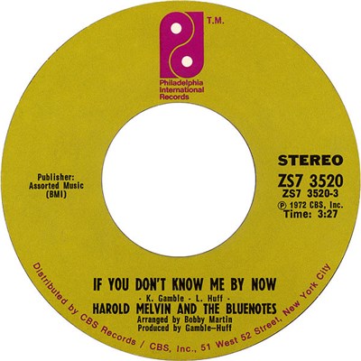 Harold Melvin And The Blue Notes - If You Don't Know Me By Now / Let Me Into Your World download mp3 flac