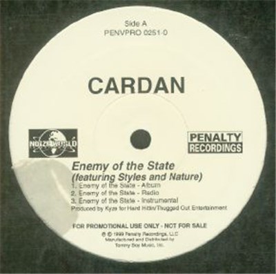 Cardan Feat. Styles And Nature - Enemy Of The State / Who U Lovin' download mp3 flac