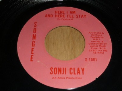 Sonji Clay - Here I Am And Here I'll Stay / Nobody download mp3 flac