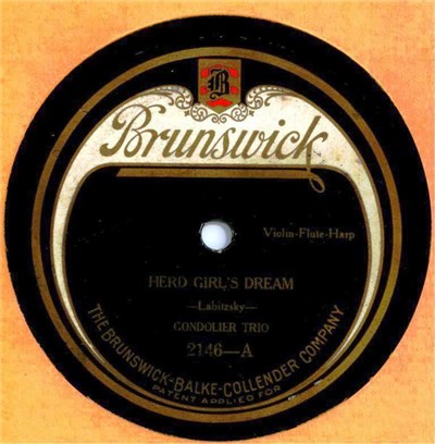 Gondolier Trio / Riviera Trio - Herd Girl's Dream / Love's Dream After The Ball download mp3 flac