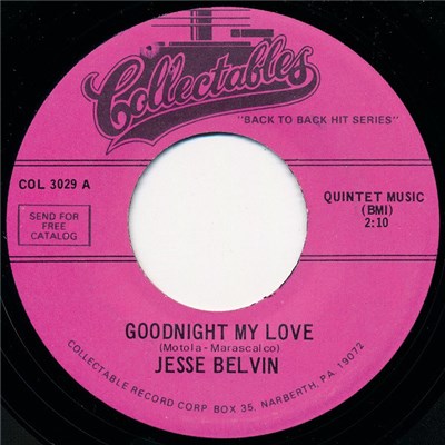 Jesse Belvin / Rosie & The Originals - Goodnight My Love / Angel Baby download mp3 flac