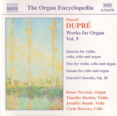 Marcel Dupré / Bruce Neswick, Timothy Durbin, Jennifer Rende, Clyde Beavers - Works For Organ Vol. 9 download mp3 flac