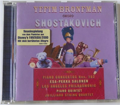 Yefim Bronfman, Dmitri Shostakovich, Esa-Pekka Salonen, Los Angeles Philharmonic Orchestra - Shostakovich: Concertos Nos. 1 & 2 download mp3 flac