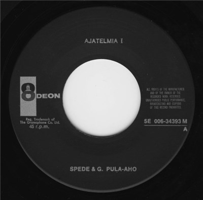 Spede & G. Pula-Aho - Ajatelmia download mp3 flac
