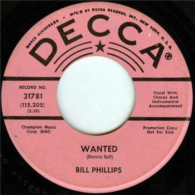 Bill Phillips - I'd Be Better Off Without You / Wanted download mp3 flac