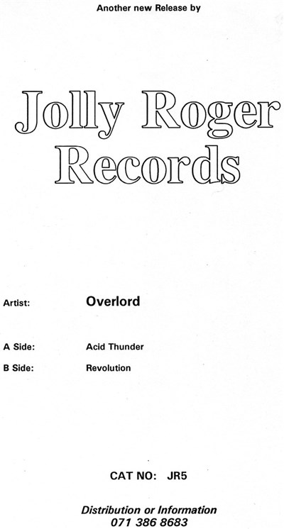 Overlord vs. Prince Of Darkness - Acid Thunder / Revolution download mp3 flac