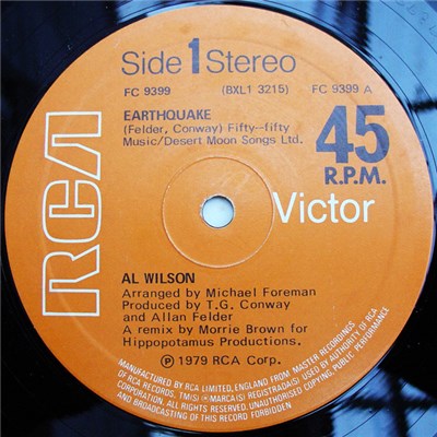 Al Wilson - Earthquake download mp3 flac