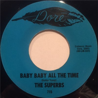 The Superbs - Baby Baby All The Time / Raindrops, Memories, And Tears download mp3 flac