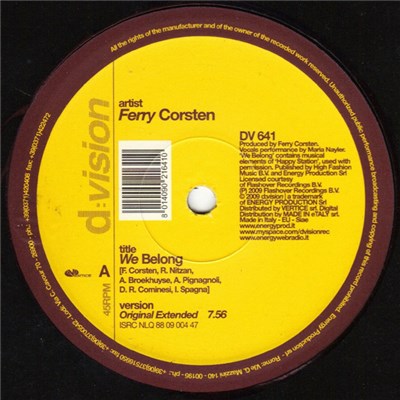 Ferry Corsten - We Belong download mp3 flac