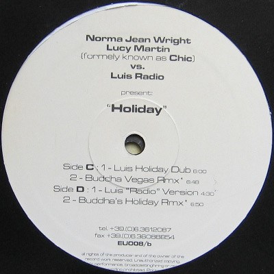 Norma Jean Wright, Lucy Martin Formerly Known As Chic Vs. Luis Radio - Holiday download mp3 flac