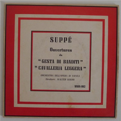 Suppé / Orchestra Of The Vienna State Opera - Conductor: Walter Goehr - Ouvertures Da "Gesta Di Banditi" / "Cavalleria Leggera" download mp3 flac