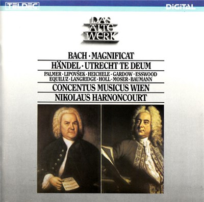 Bach, Händel, Nikolaus Harnoncourt, Concentus Musicus Wien, Arnold Schoenberg Chor, Erwin Ortner - Magnificat D-Dur, BWV 243 / Utrechter Te Deum download mp3 flac