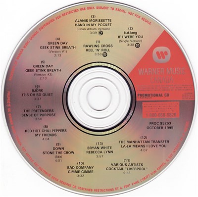 Various - Warner Music Canada October 1995 - Vol. 263 download mp3 flac