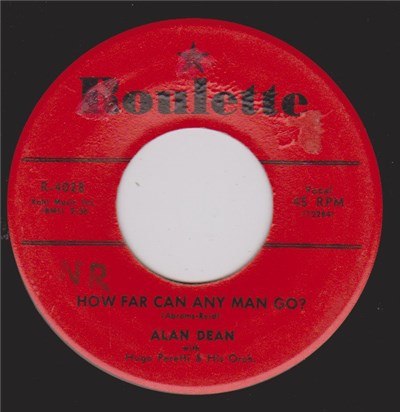 Alan Dean With Hugo Peretti And His Orch. - How Far Can Any Man Go? download mp3 flac