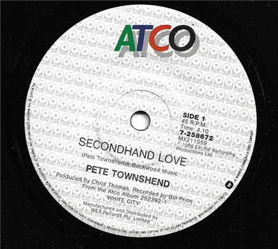 Pete Townshend - Secondhand Love download mp3 flac