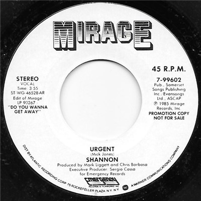 Shannon - Urgent download mp3 flac