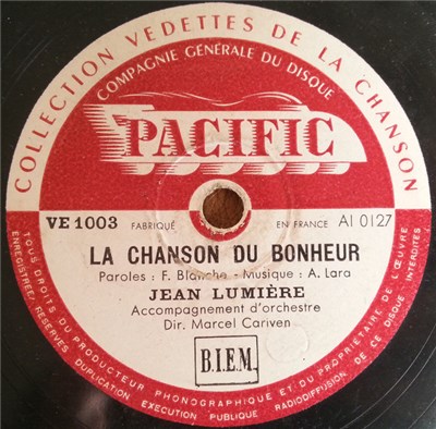 Jean Lumière - La Chanson Du Bonheur / Le Tango De Mitsouko download mp3 flac