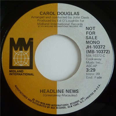 Carol Douglas - Headline News download mp3 flac