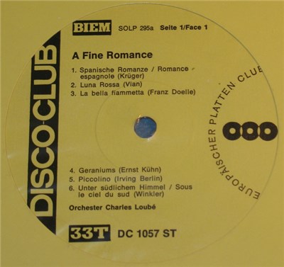 Orchester Charles Loubé - A Fine Romance download mp3 flac