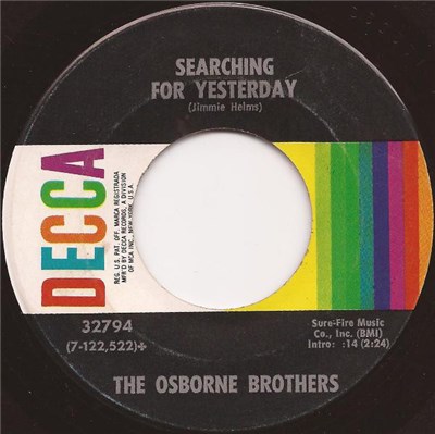 The Osborne Brothers - Searching For Yesterday download mp3 flac