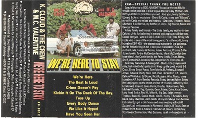 K. Cloud & The Crew & M.C. Valentine - We're Here To Stay download mp3 flac