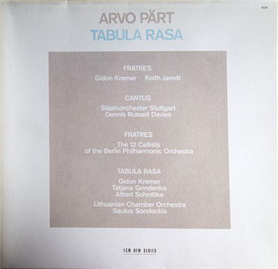 Arvo Pärt - Tabula Rasa download mp3 flac