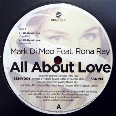 Mark Di Meo Feat. Rona Ray - All About Love download mp3 flac