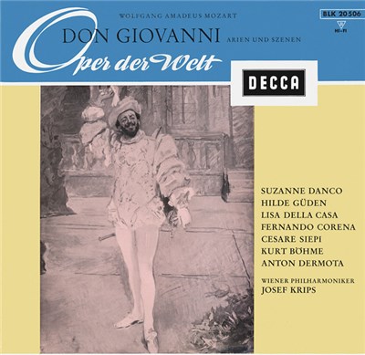 Wolfgang Amadeus Mozart, Suzanne Danco, Hilde Güden, Lisa Della Casa, Fernando Corena, Cesare Siepi, Kurt Böhme, Wiener Philharmoniker, Josef Krips - Don Giovanni (Arien Und Szenen) download mp3 flac
