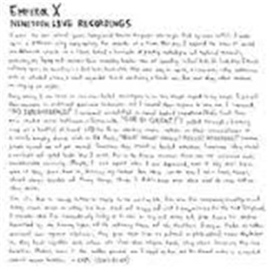 Emperor X - Nineteen Live Recordings download mp3 flac