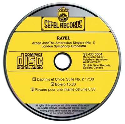 Maurice Ravel, Arpad Joo, The London Symphony Orchestra - Daphnis Et Chloe, Suite No. 2/Pavane Pour Une Infante De Funte Bolero download mp3 flac