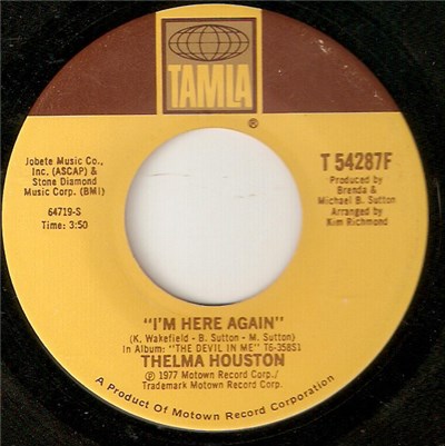 Thelma Houston - I'm Here Again download mp3 flac