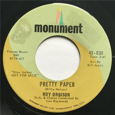 Roy Orbison - Pretty Paper download mp3 flac