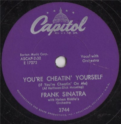 Frank Sinatra With Nelson Riddle's Orchestra - You're Cheatin' Yourself (If You're Cheatin' On Me) / Something Wonderful Happens In The Summer download mp3 flac