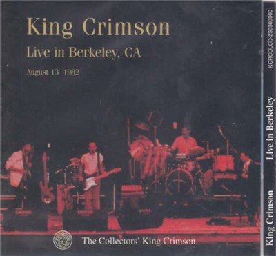 King Crimson - Live In Berkeley, CA August 13 1982 download mp3 flac
