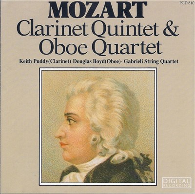 Mozart / Gabrieli String Quartet, Keith Puddy, Douglas Boyd - Clarinet Quintet & Oboe Quartet download mp3 flac
